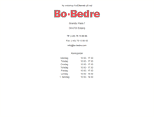 Tablet Screenshot of bo-bedre.com
